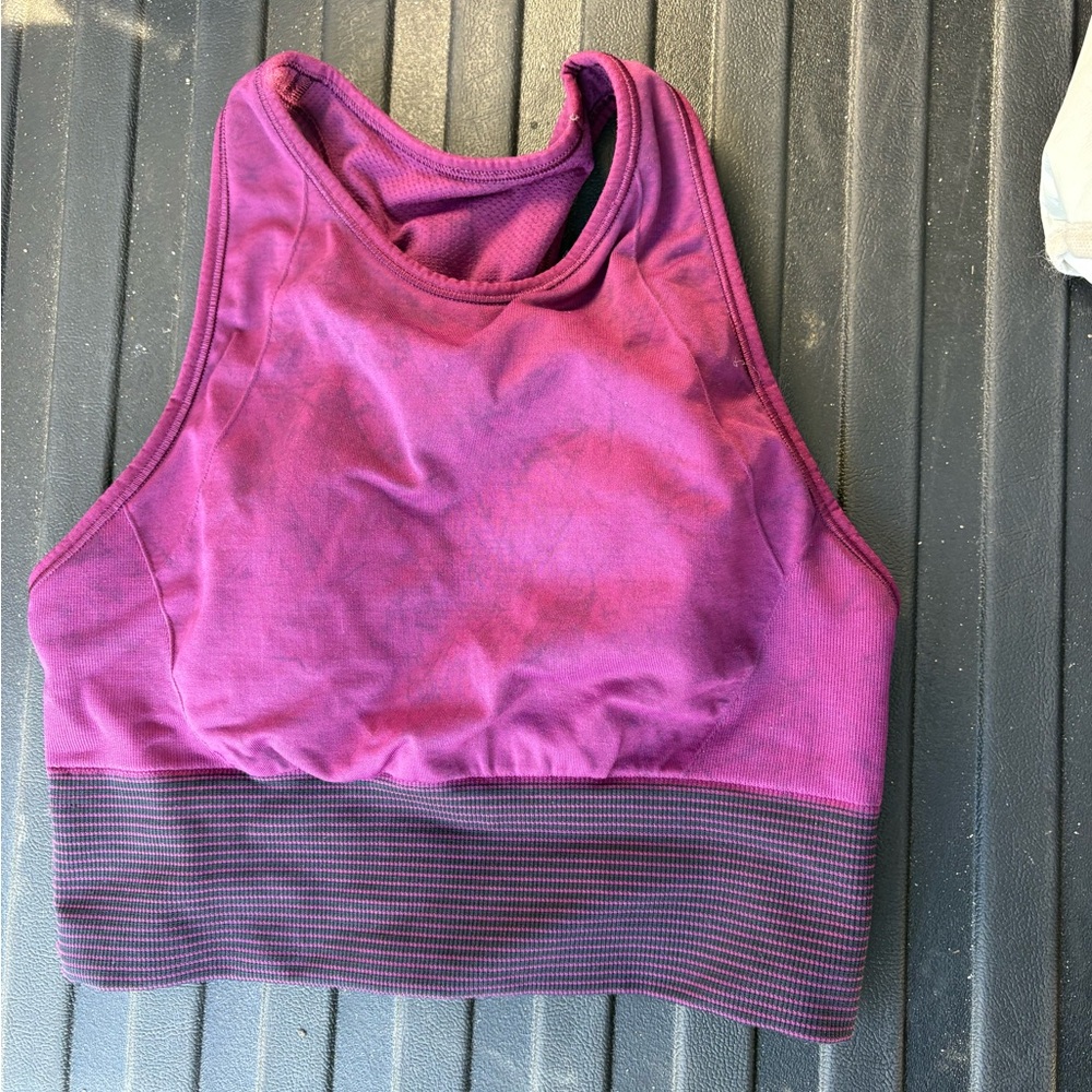 Lululemon Women’s High-Neck Sports Bra - Plum